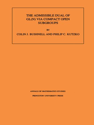 cover image of The Admissible Dual of GL(N) via Compact Open Subgroups. (AM-129), Volume 129